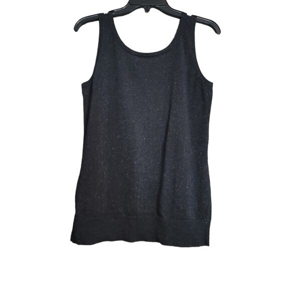 Michael Kors Navy Metallic Tank Top Size Large - Picture 2 of 8